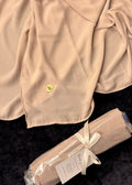 Chiffon Scarf - Beige